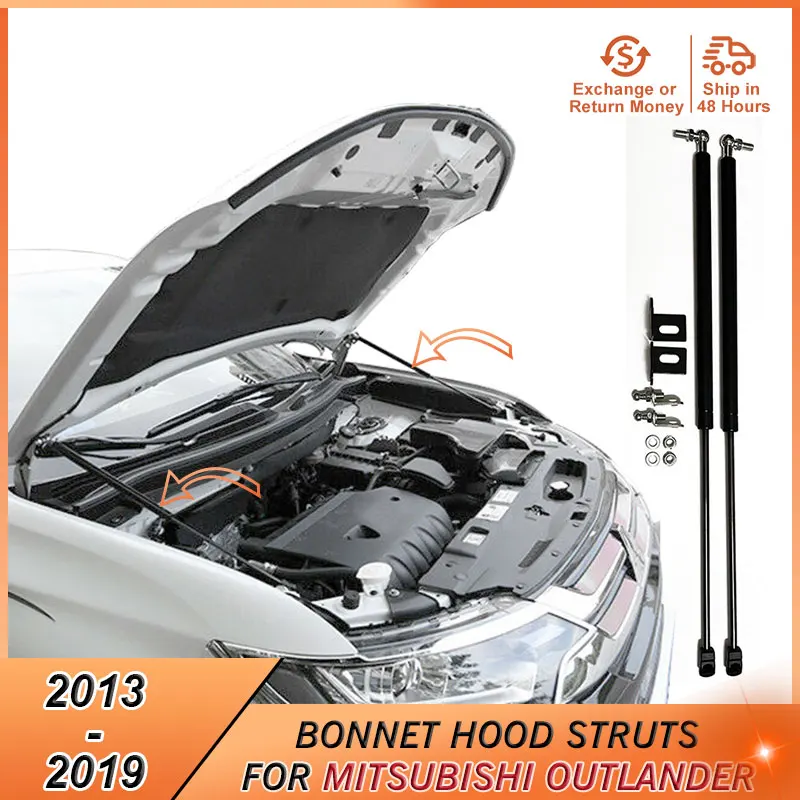 2013-2019 bonnet capô suporte barras de suporte para mitsubishi outlander 2013 2014 2015 2016 2017 2018 2019 acessórios elevador suporte