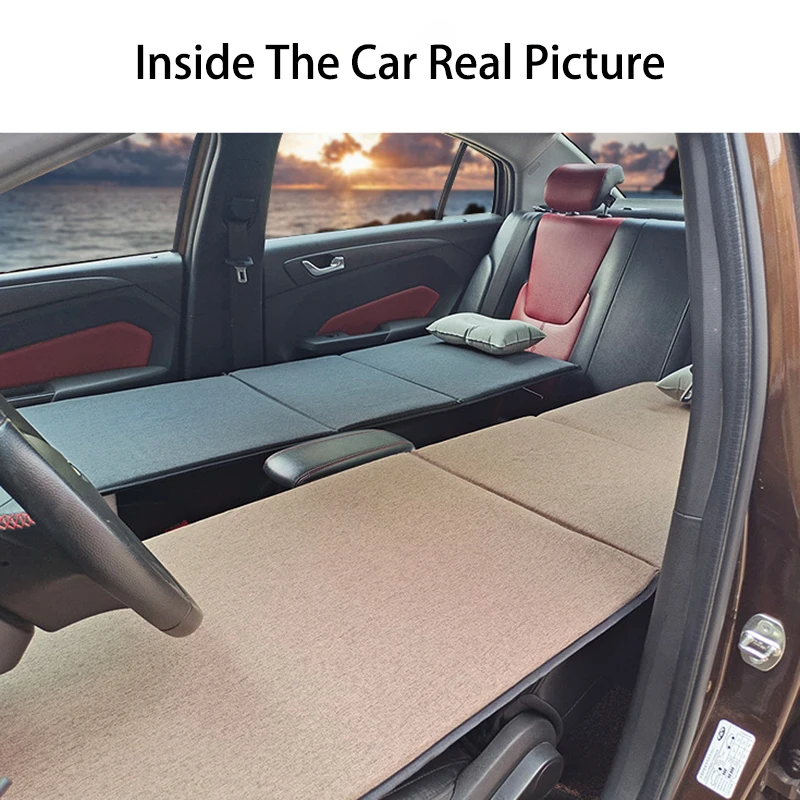 Cama modificada multifunción para coche, cama plegable portátil para acampar, asiento trasero de coche, cama de viaje para copiloto