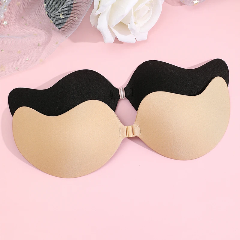 New Silicone Chest Stickers Lift Up Nude Bra Self Adhesive Bra Nude Invisible Push Up Cover Bra Pad Sexy Strapless Breast Petals