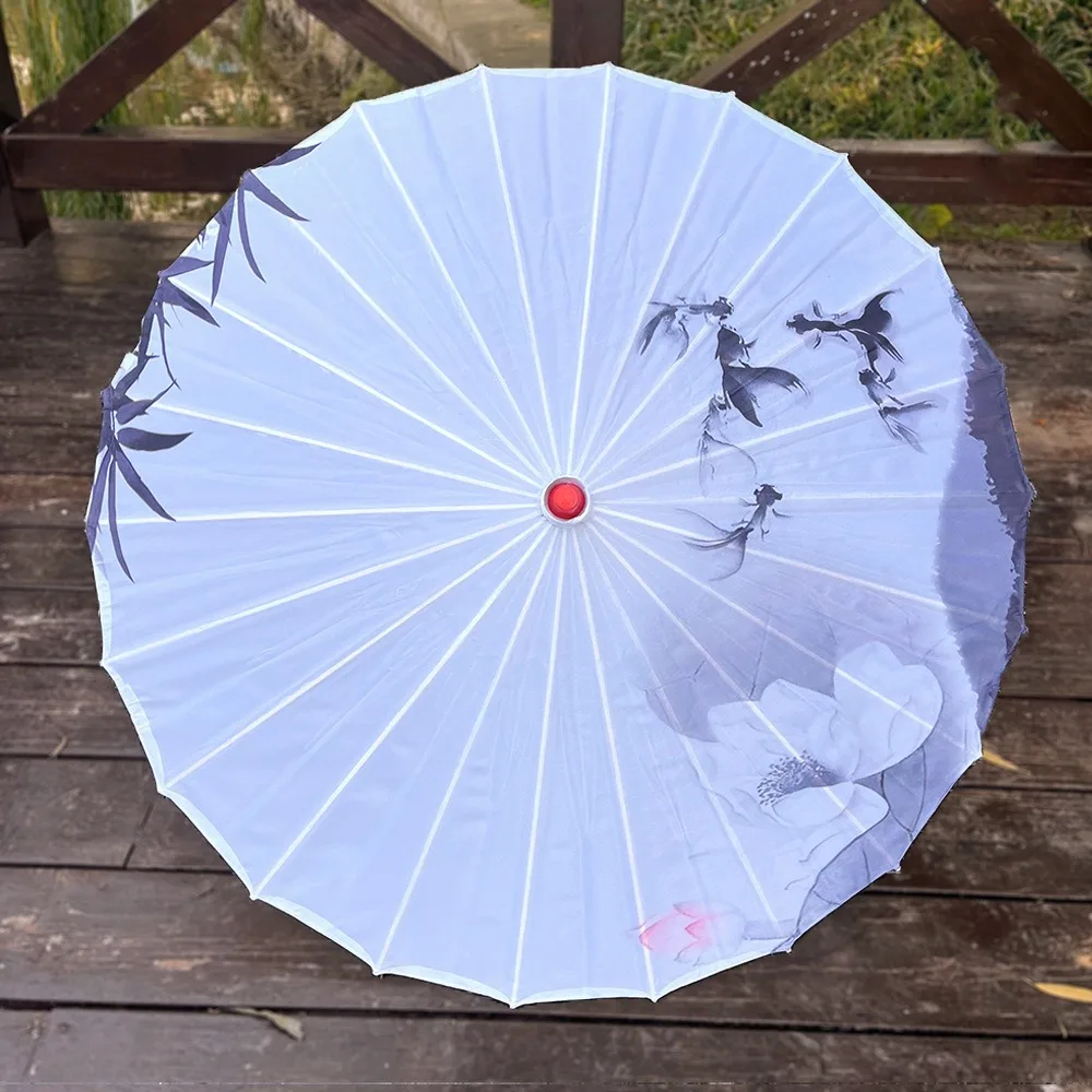 

Chinese Antique Style Oiled Paper Umbrella 70cm 10 Colors Women Decorative Umbrella Dance Performance Umbrella