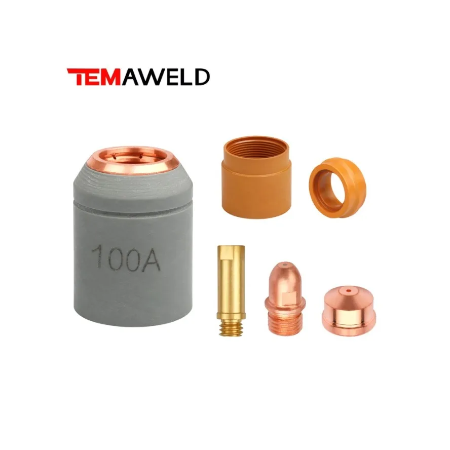 

6PCS A101 Plasma Torch Consumables Kit Cutting Electrode Nozzle Tip Shield PR0101 PD0101 PC0101 PE0101
