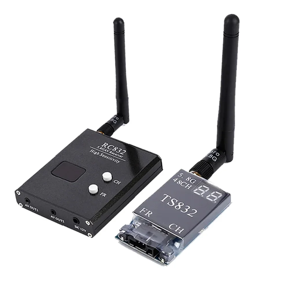 48CH 5.8G 600 mw 5 km Draadloze AV Zender TS832 Ontvanger + RC832 + 1000TVL camera voor FPV Multicopter RC Quadcopter