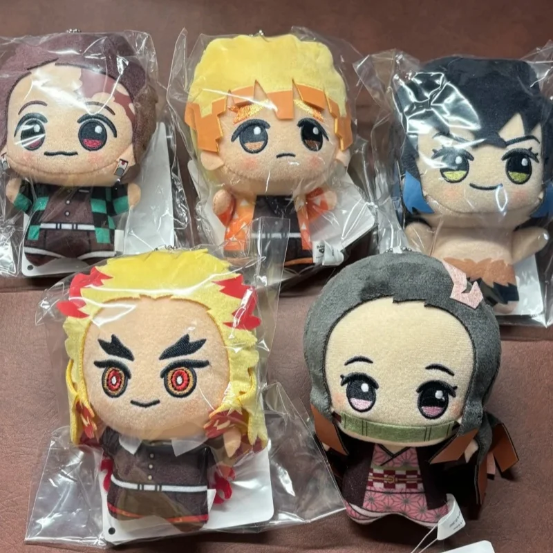 10cm Anime Demon Slayer Tomioka Giyu Kamado Tanjirou Kamado Nezuko Agatsuma Zenitsu Shinazugawa Genya Plush Toy Doll Gifts