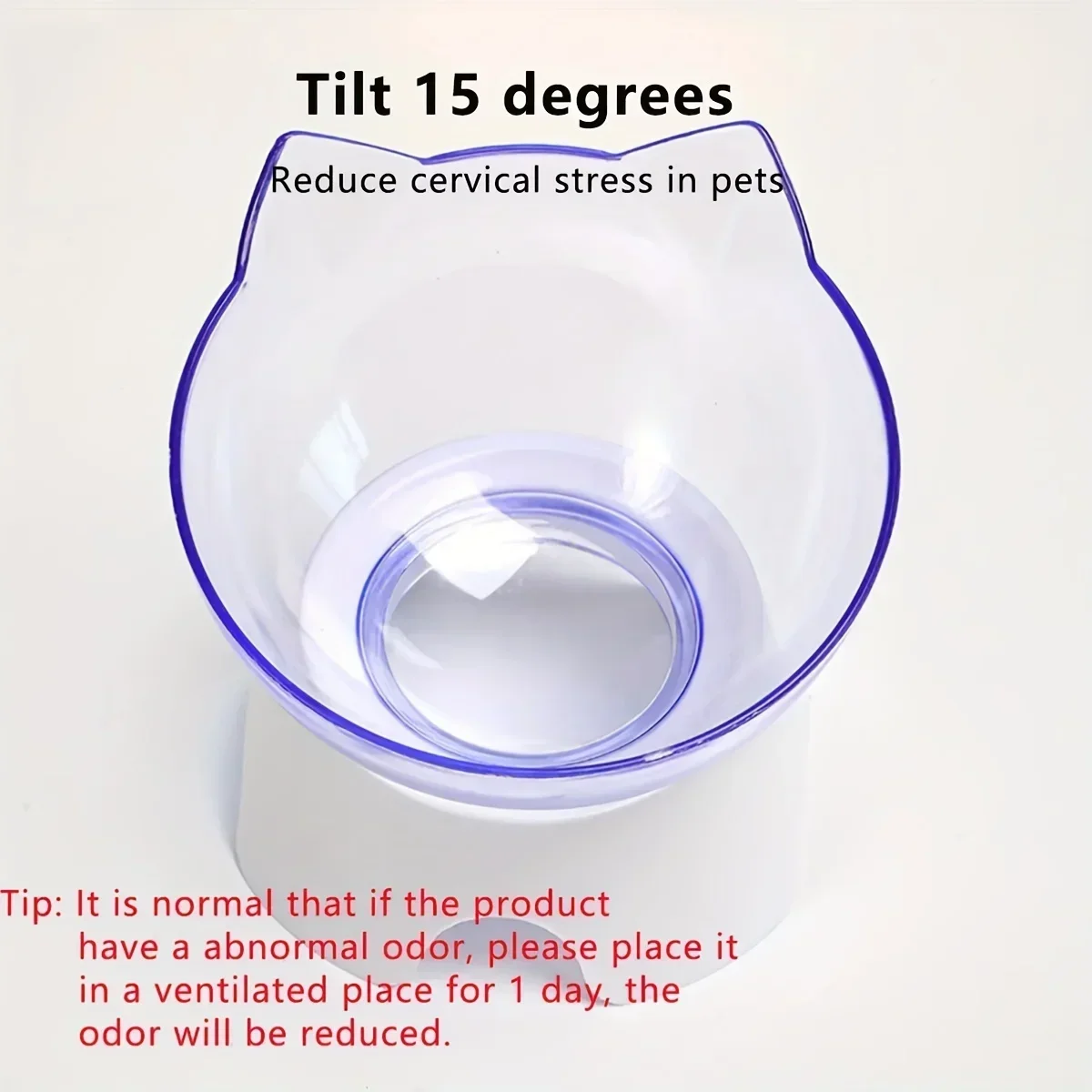 1 قطعة-للقطط الكلاب مغذيات عدم الانزلاق أغذية الحيوانات الأليفة وأطباق المياه وعاء القط منتجات التغذية مستلزمات الحيوانات الأليفة مع قاعدة حامل شفافة