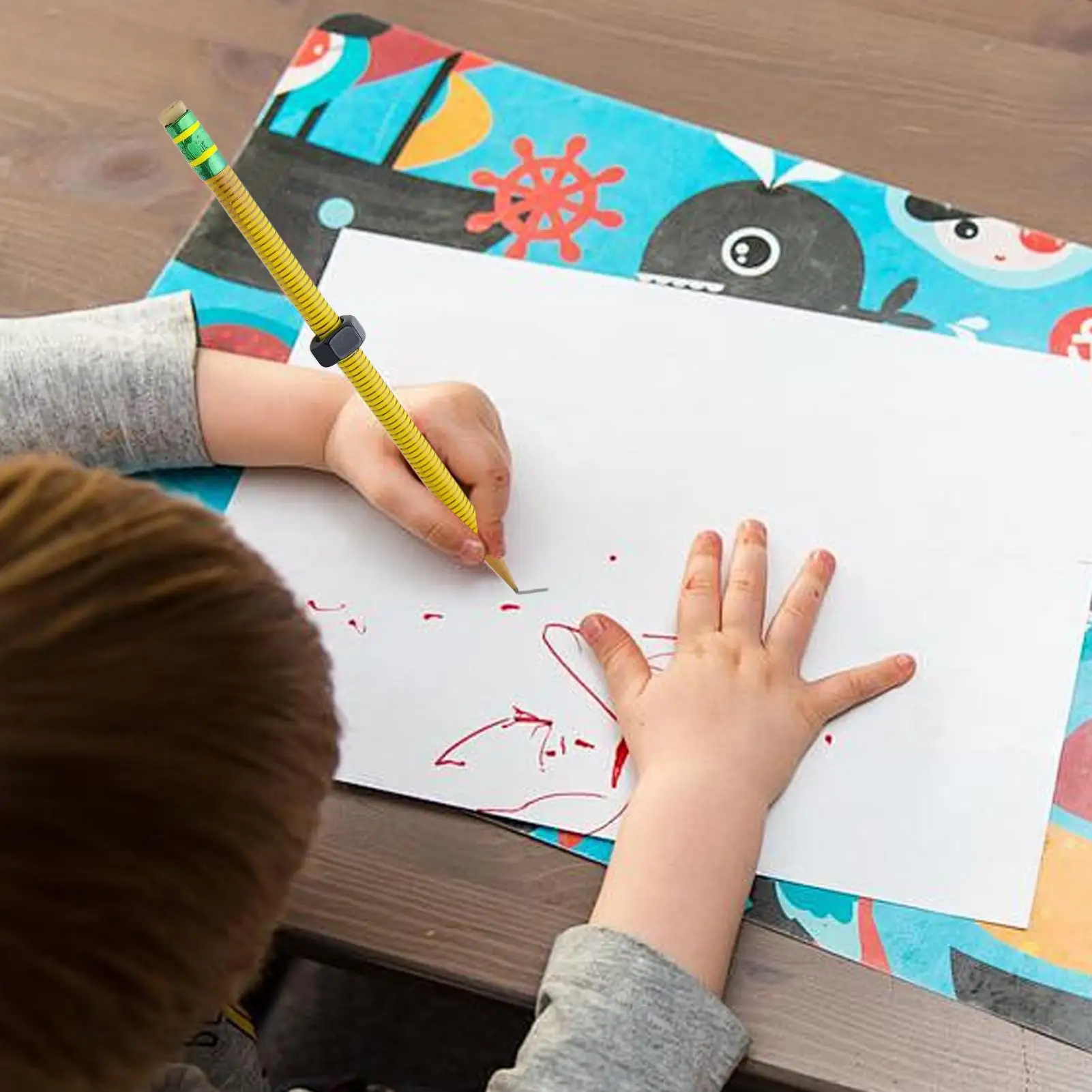 Dreh- und Schreibbleistifte mit Gewichtsergänzung, Holz-Fingerstifte, Geburtstagsgeschenk für Schulkinder, Stressabbauend