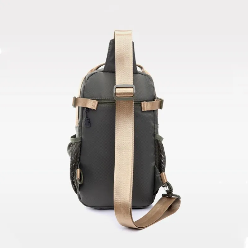 Bolso de pecho de gran capacidad para hombre, bandolera para exteriores, riñonera Oxford de alta calidad, bolso de hombro informal a la moda para hombre