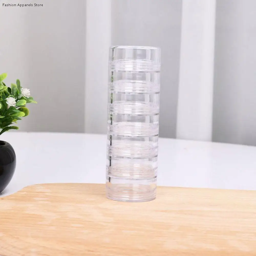 

Mini Stackable Clear for Bracelet Earrings with Cover Jewelry Storage Box Face Cream Box Eye Cream Box Makeup Organizer