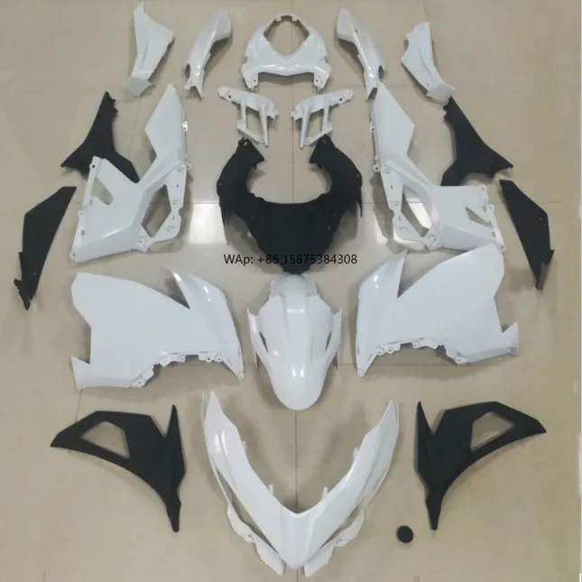 Unpainted  ABS  Plastic Raw Blank Fairing Wholesale  for  Ninja 400  2018 2019 2020 Motorcycle Fairing Kit