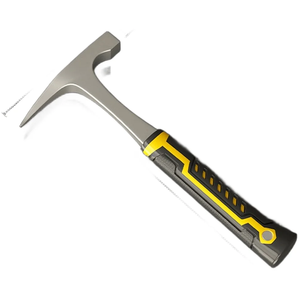 Geology Hammer with High Carbon Steel Head 50HRC and Soft Rubber Grip Handle for Extended For Outdoor Field Activities