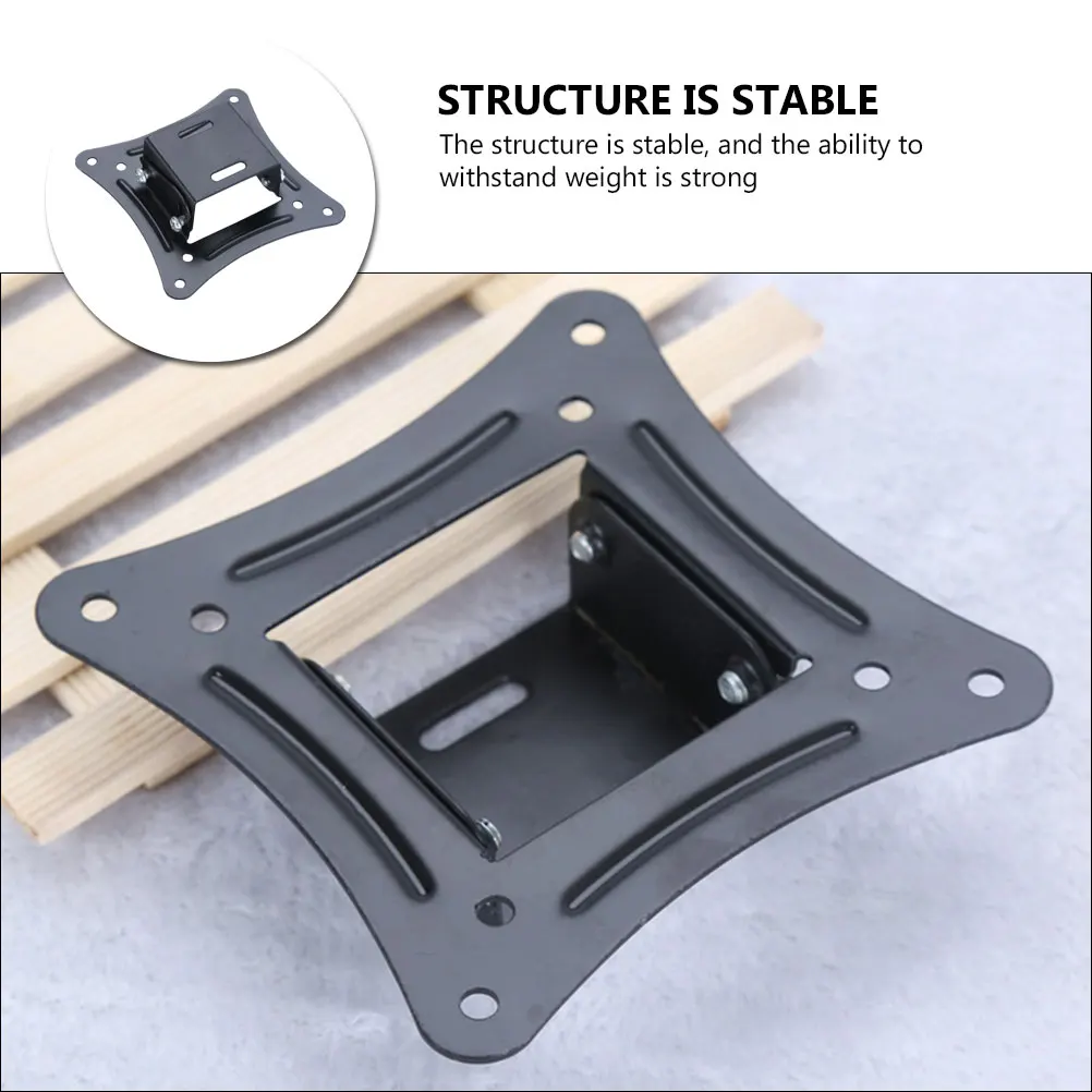 

Wall Mounted Holder Fixed Support Bracket Lcd Wall Mount Sturdy Adjustable For Living Room Conference Room Black