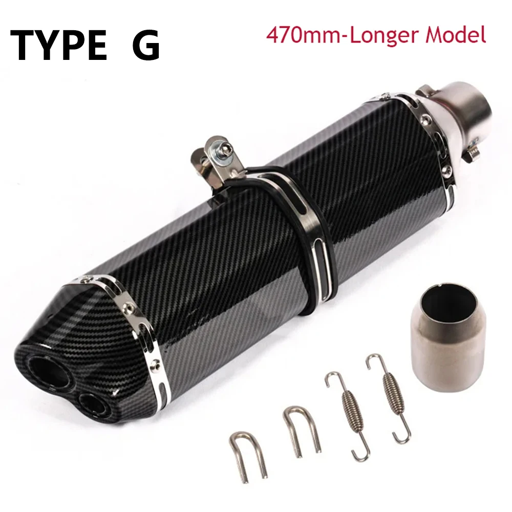 Hochwertiger Universeller 51mm Performance-Auspuff für Motorräder, Schalldämpfer zum Fabrikpreis, 310mm 370mm 470mm 570mm – Detail 13