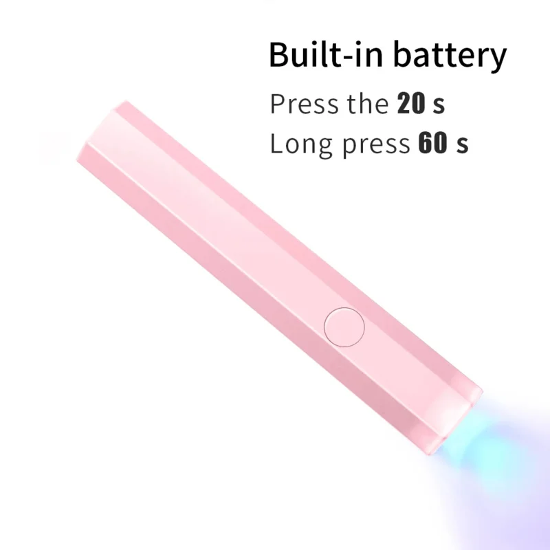 LULAA Handheld UV-licht voor gelnagels Droger Led UV-lamp Nagellak Drooglamp Draagbare zaklamp Led-lamp Mail Tools
