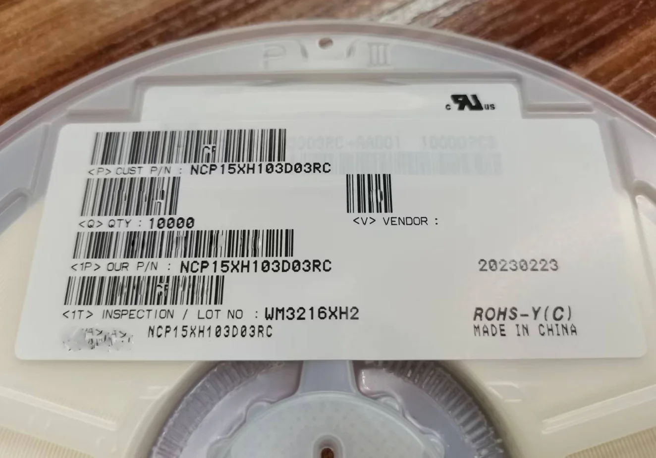 

20 шт./NCP15XH103D03RC
