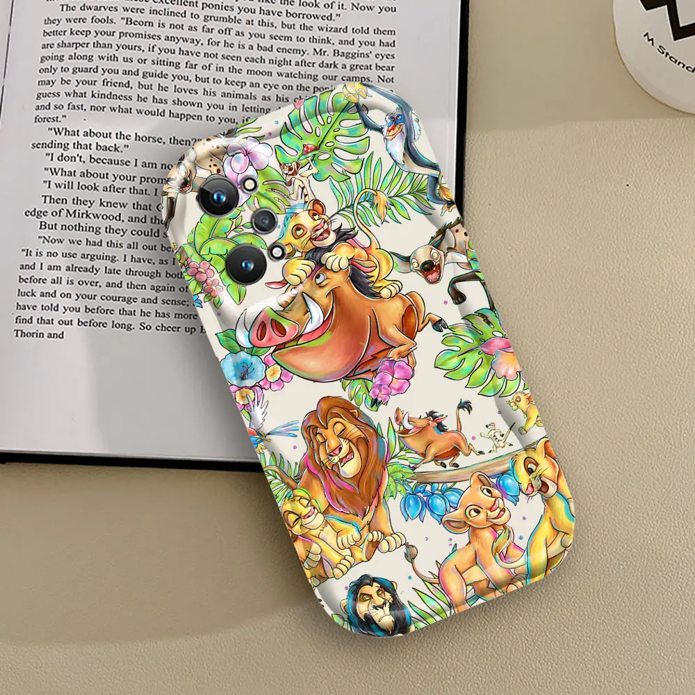 Disney The Lion King Hakuna Matata Case For Realme C67 C65 C55 C35 C33 C31 C30 C21 C21Y C20 C15 C12 C11 12 11 10 PRO PLUS Cover