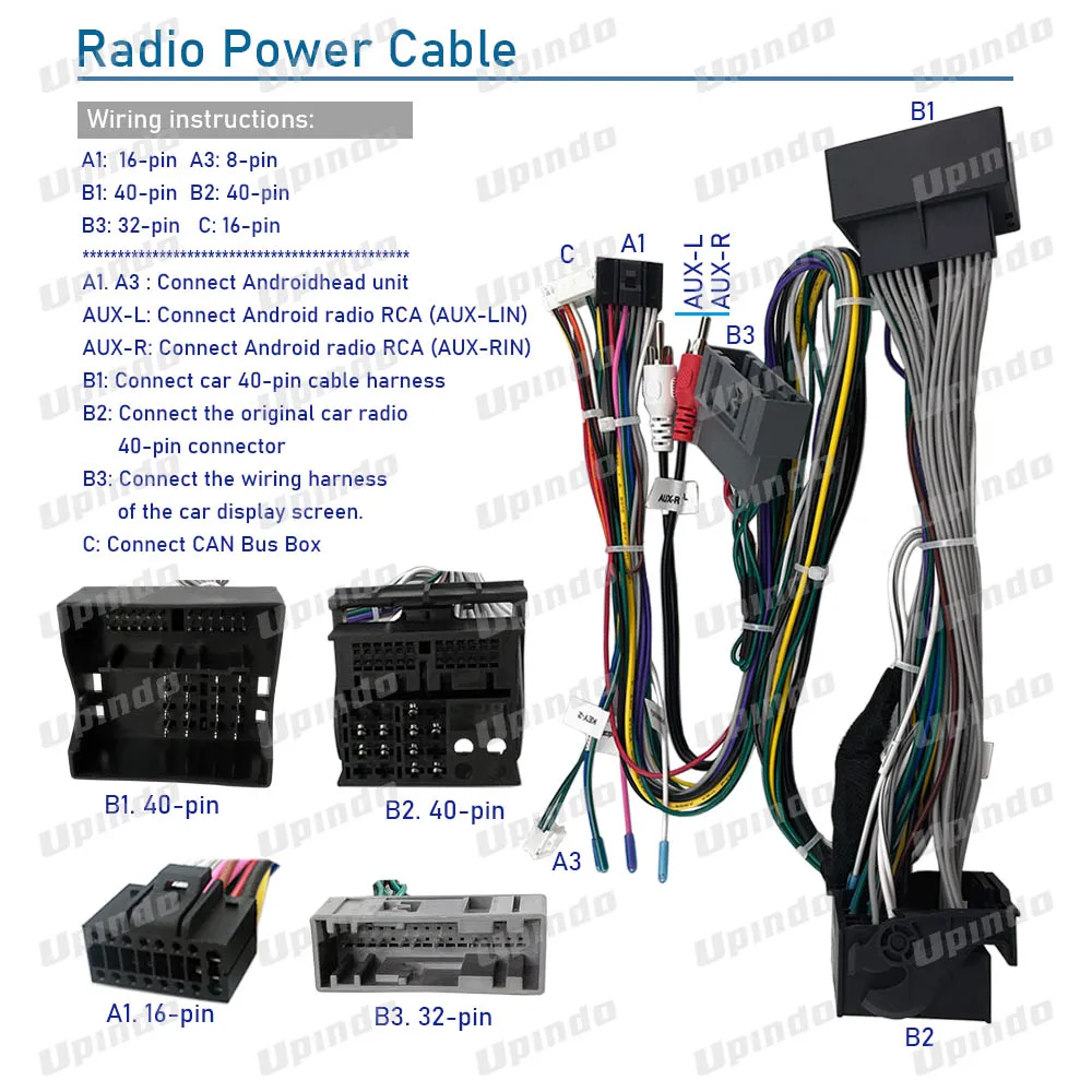 Car Radio Cable Wiring Harness Power Connector Socket CAN Bus Adapter for Opel Astra H Zafira B Antara Vectra C Corsa D Meriva A