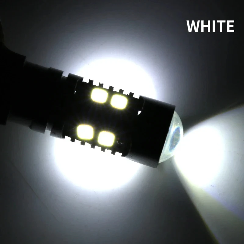 2PCS PW24W PWY24W Led Bulbs Canbus 2323 10SMD Daytime Running Light High Power DRL Lamp Car Turn Signal Light White 6000K 12V view 5