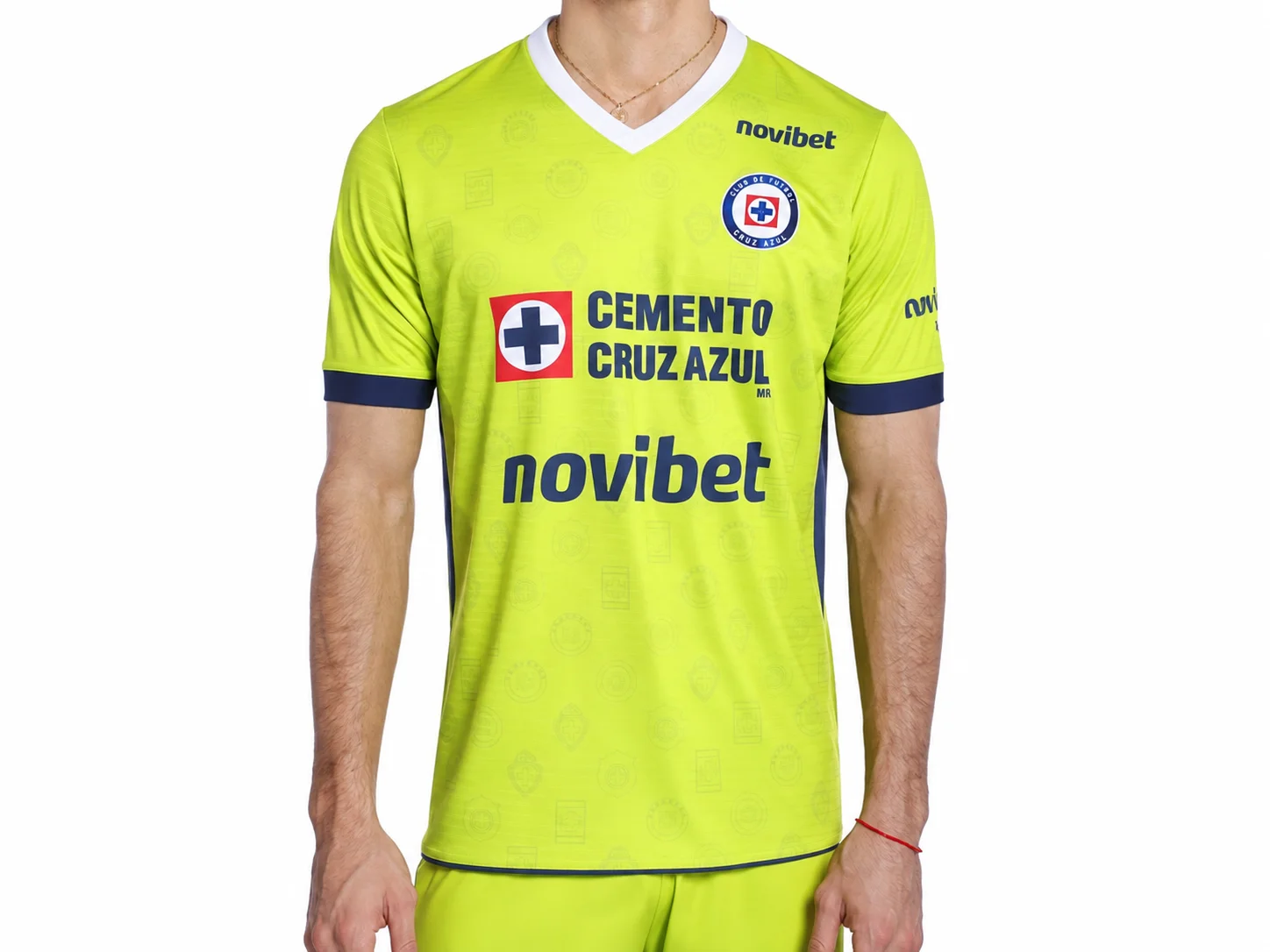 Cruz Azul 26-27 Home Soccer Jersey Blue Men Short Sleeve V Neck Football Shirt Match Training