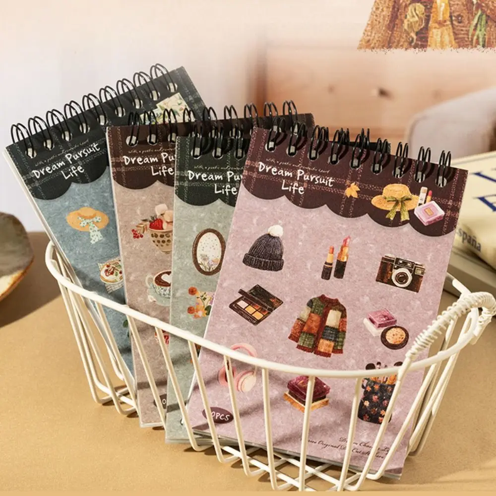 

Dream Pursuit Life Series Die-Cut Sticker Book 20 Sheets PET Life Theme Materials Journal Scrapbook DIY Photo Frame Decor