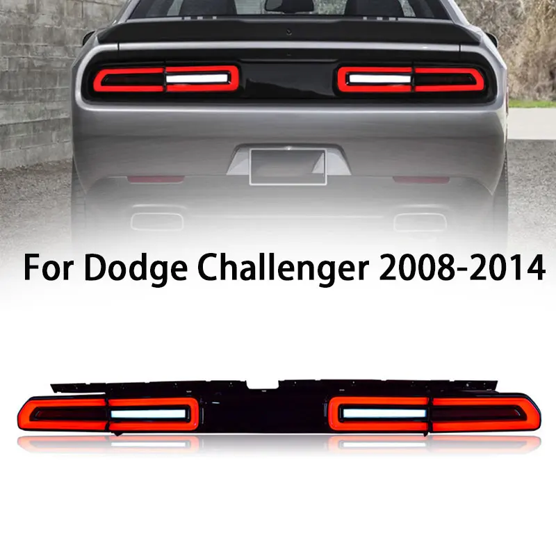 Tail Lamp for Dodge Challenger 2008-2014 LED Upgrade DRL Turn Signal Tail Lamp Accembly Auto Accessory