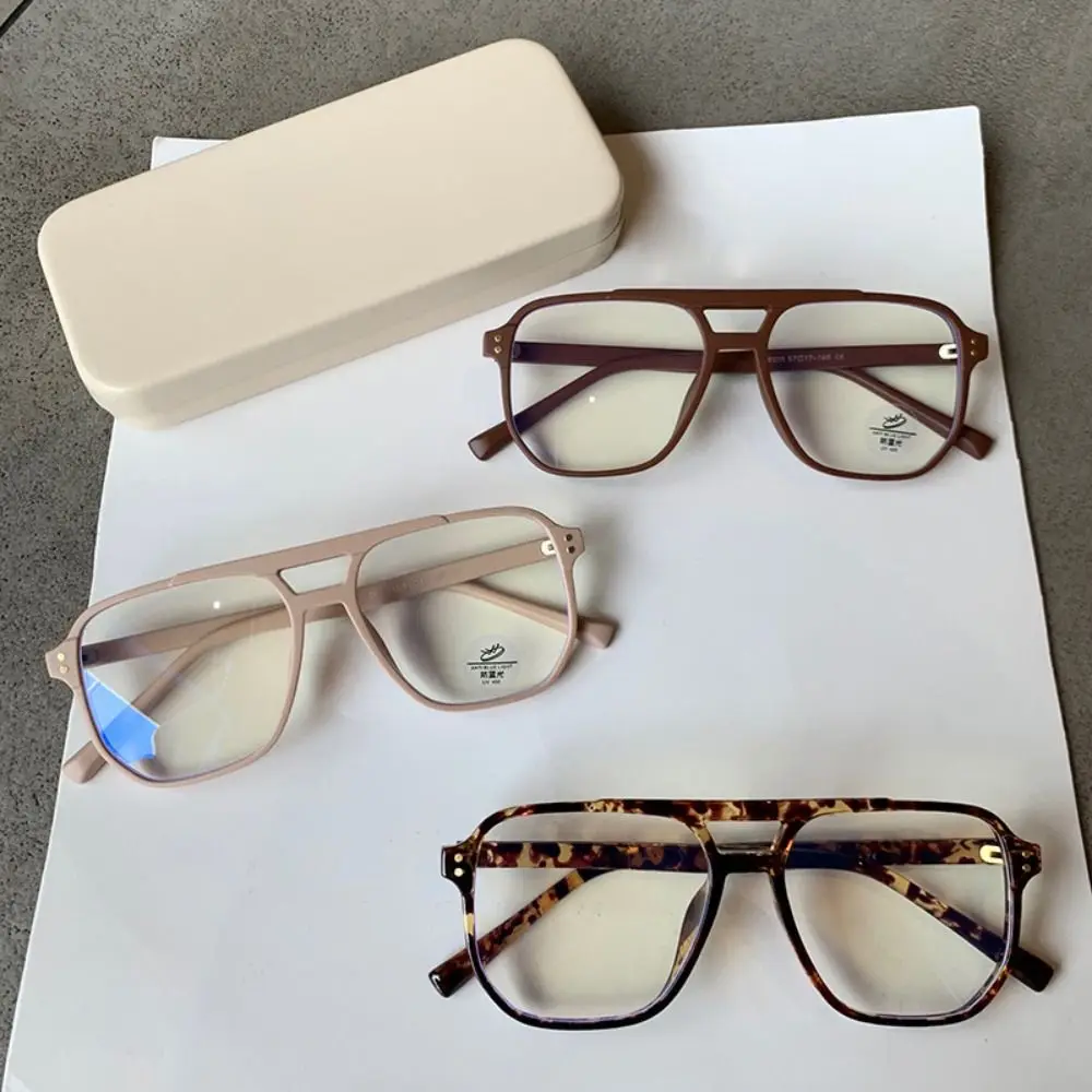 New Retro Anti Blue Light Glasses Women Men Fashion Computer Glasses Relief Eye Strain Optical Spectacle Frame Square Eyeglasses