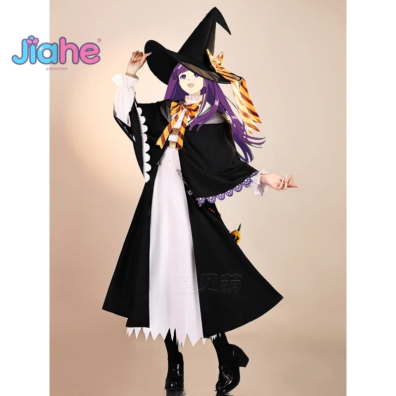 

Anime Frieren: Beyond Journey's End Frieren Fern Cosplay Costume Halloween Gothic Dress Hat Cloak Women's Party New Uniform