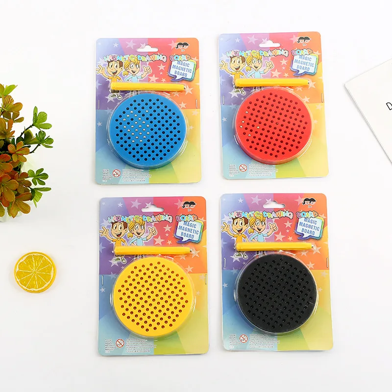 Children's Alphanumeric Magnetic Board Eco-Friendly Steel Ball Writing Drawing Circular Educational Toy