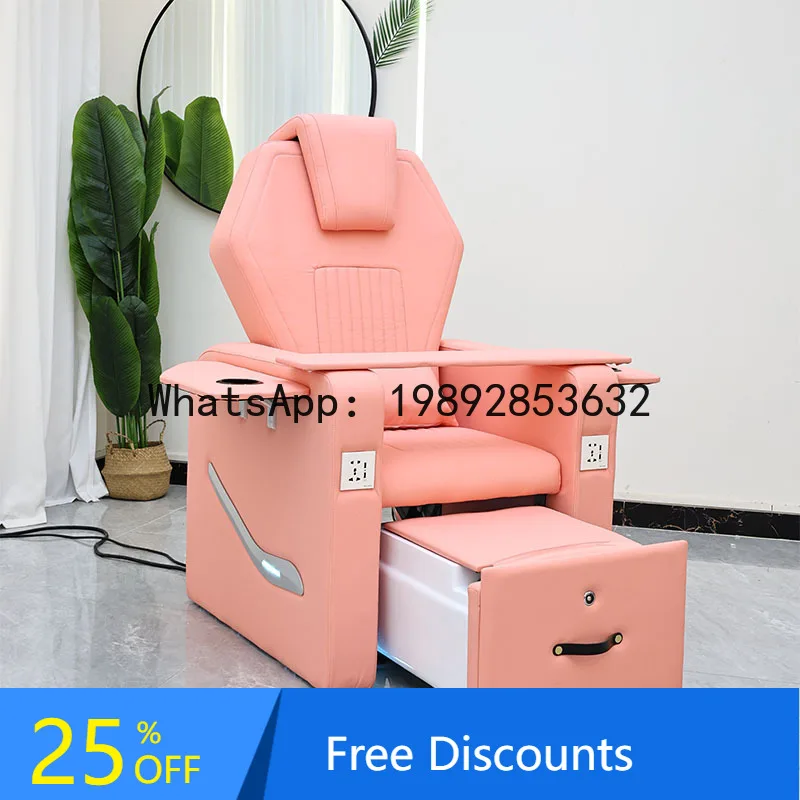 

CZ Electric Massage Eyelash Nail Sofa Beauty Salon Nail Shop Special Spa Foot Bath Chair Manicure Foot Soak Sofa