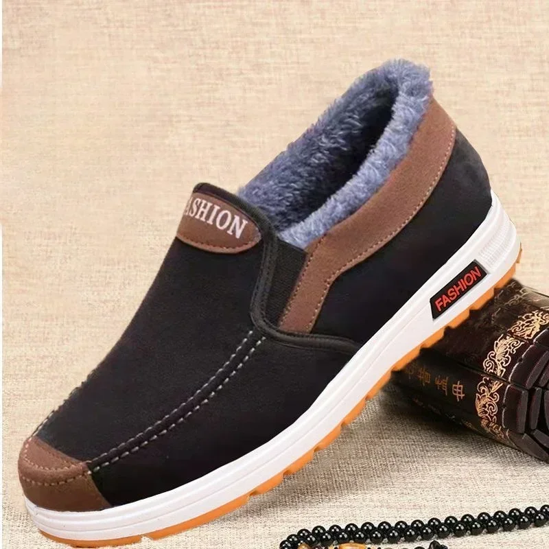 Plus Size Men\'s Casual Shoes Lightweight Sneakers Comfortable Walking Shoes Slip on Vintage Flats Men Shoe Zapatillas Informales