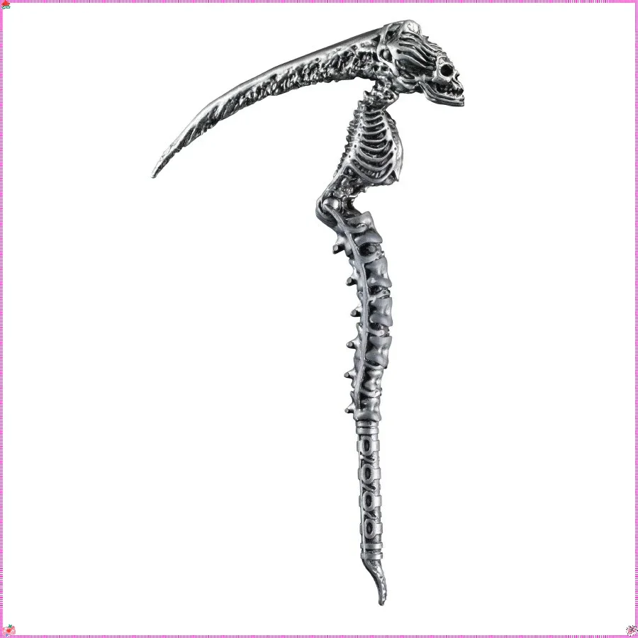 Scary Sin Scythe Skeleton Costume Set - Halloween Cosplay Party Full Kit for Adults Men Women