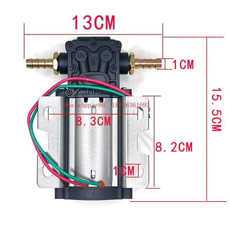 

NEW Electric Water Pump 24v Truck Brake Water Pump 12v Oil Pumping Booster Self-priming Pump