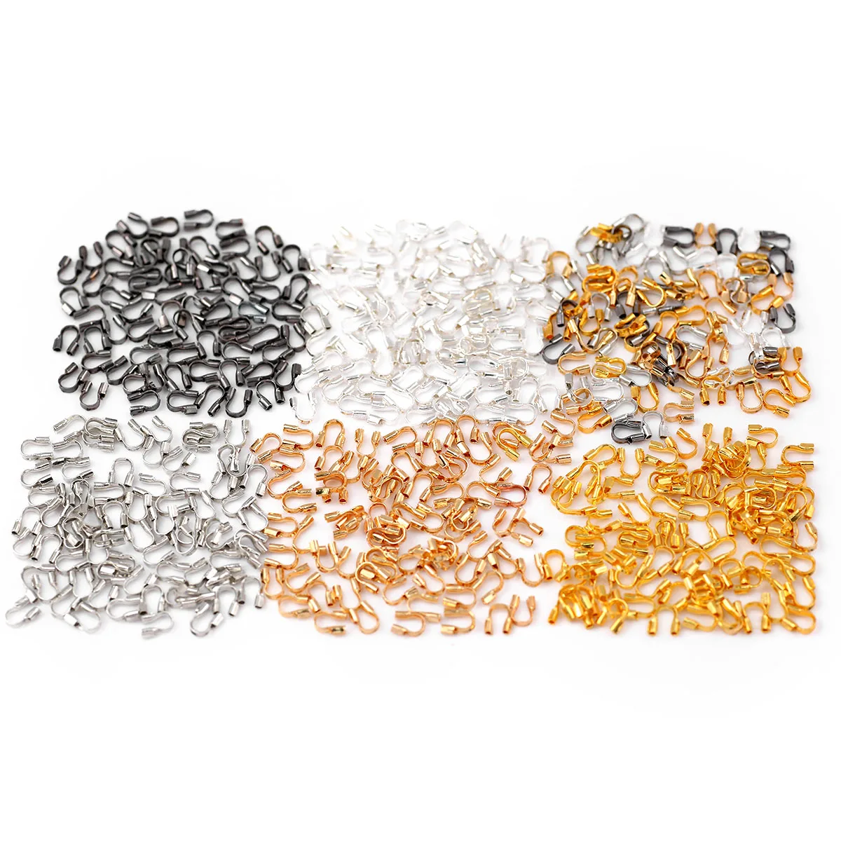 

4 мм золотисто-серебристый цвет U-образная пряжка для изготовления ювелирных изделий, подвески, браслет, ожерелье, брелок-капля, аксессуары «сделай сам», 4/5/6/8 мм