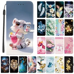A36 Flip Wallet Leather Case For Samsung Galaxy A36 A56 A26 A16 5G A06 4G A366B A165F Cover Cases Magnetic Stand Cute 3D Pattern