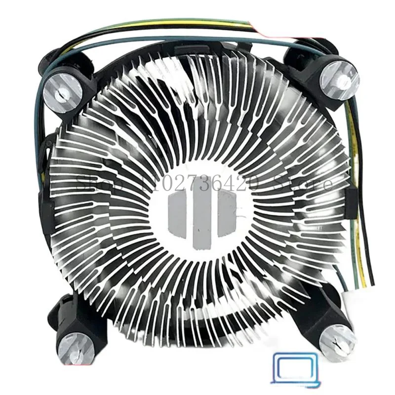 WYORESY 90mm CPU Fan Aluminum Heatsink for Intel E97379-001 Core i3/i5/i7 Socket LGA1150/1155/1156 4Pin E97379-003