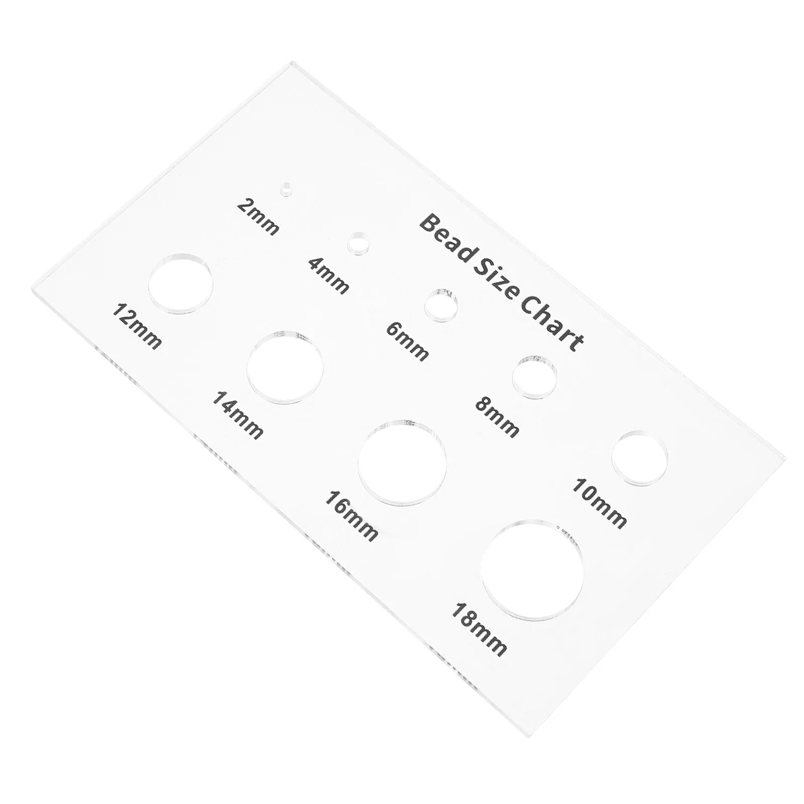

Acrylic Bead Sizer Tool Precise Measuring Jewelry Making Ruler Beads Sizing Template Board 2 4 6 8 10 12 14 16 18Mm Rhinestone