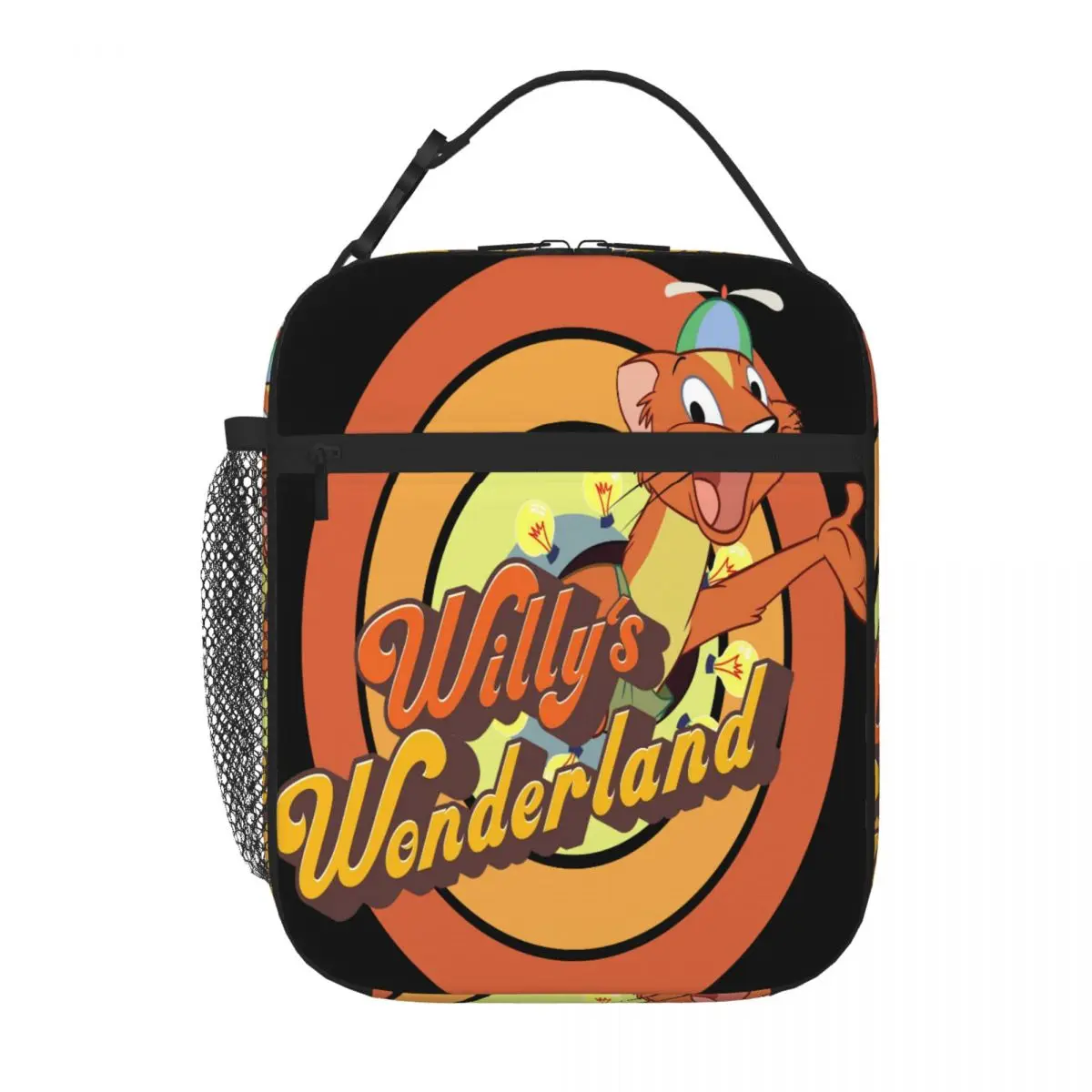 Hot Sale Willys Wonderland Idea For Fan Light Sweet Style Lunch Carrier Baby Feeding Nylon Lunch Bag