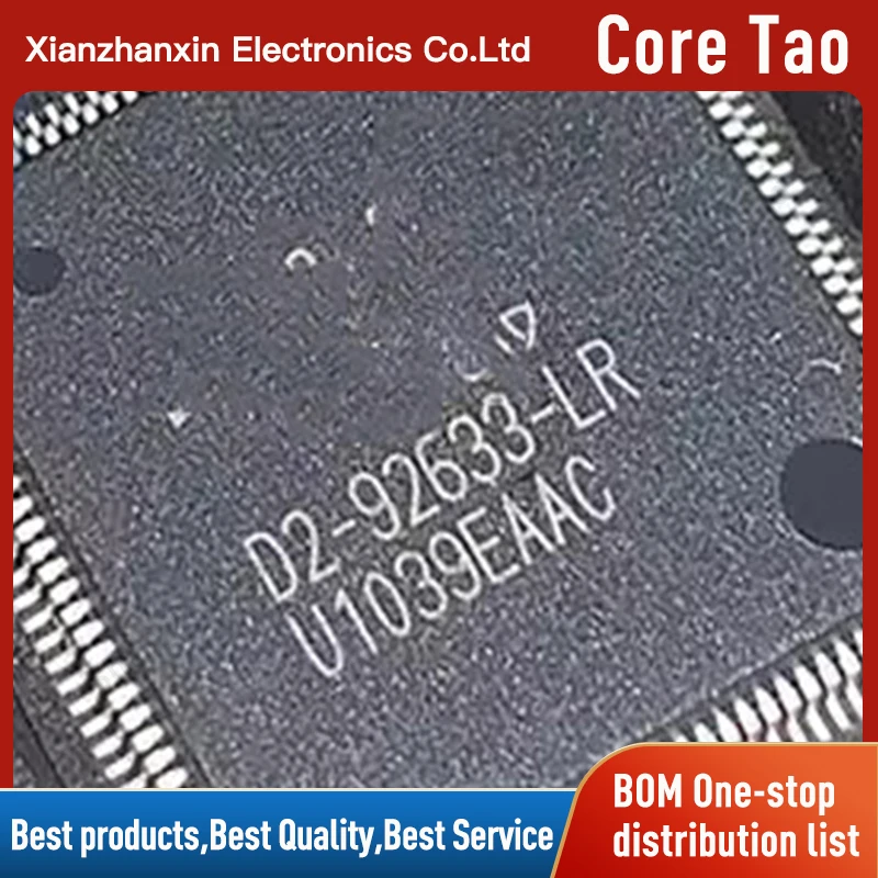 1 pçs/lote D2-92633-LR D2-92633 LQFP128 chips de processamento de áudio em estoque