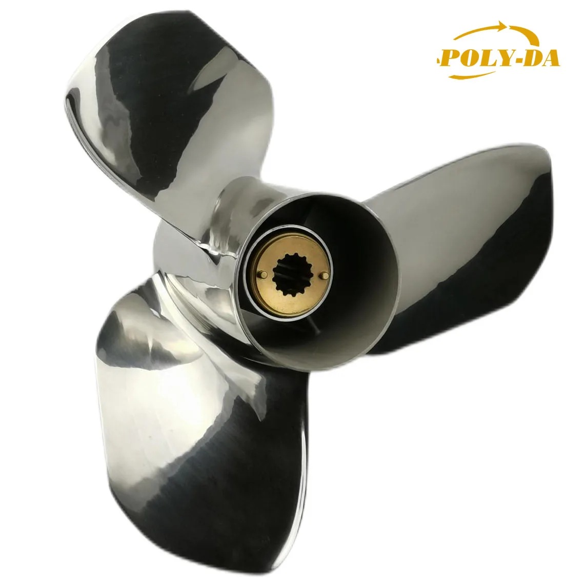 Boat Prop 25-70HP 12X14 MARINE PROPELLER  STAINLESS STEEL Boat OUTBOARD PROPELLER