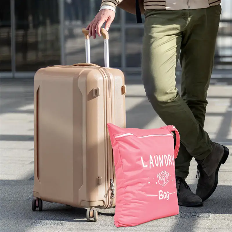 

Travel Laundry Bag Storage Pouch Machine Washable Dirty Clothes Organizer Folding Wash Drawstring Bags Bathroom Accessory