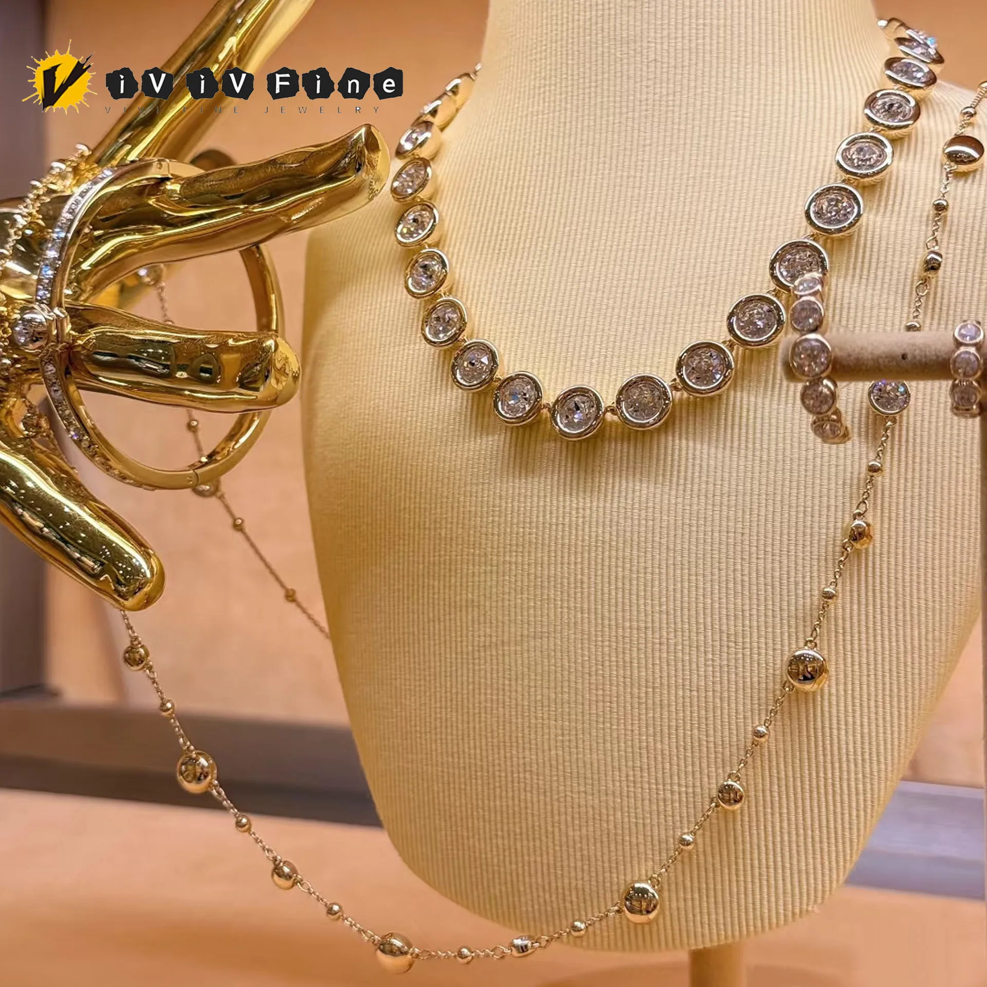 

2025 Original Fine Jewelry Set Diversified Wearing Necklaces Simple Zircon Crystal Earring Bracelet for Women Romantic Gifts