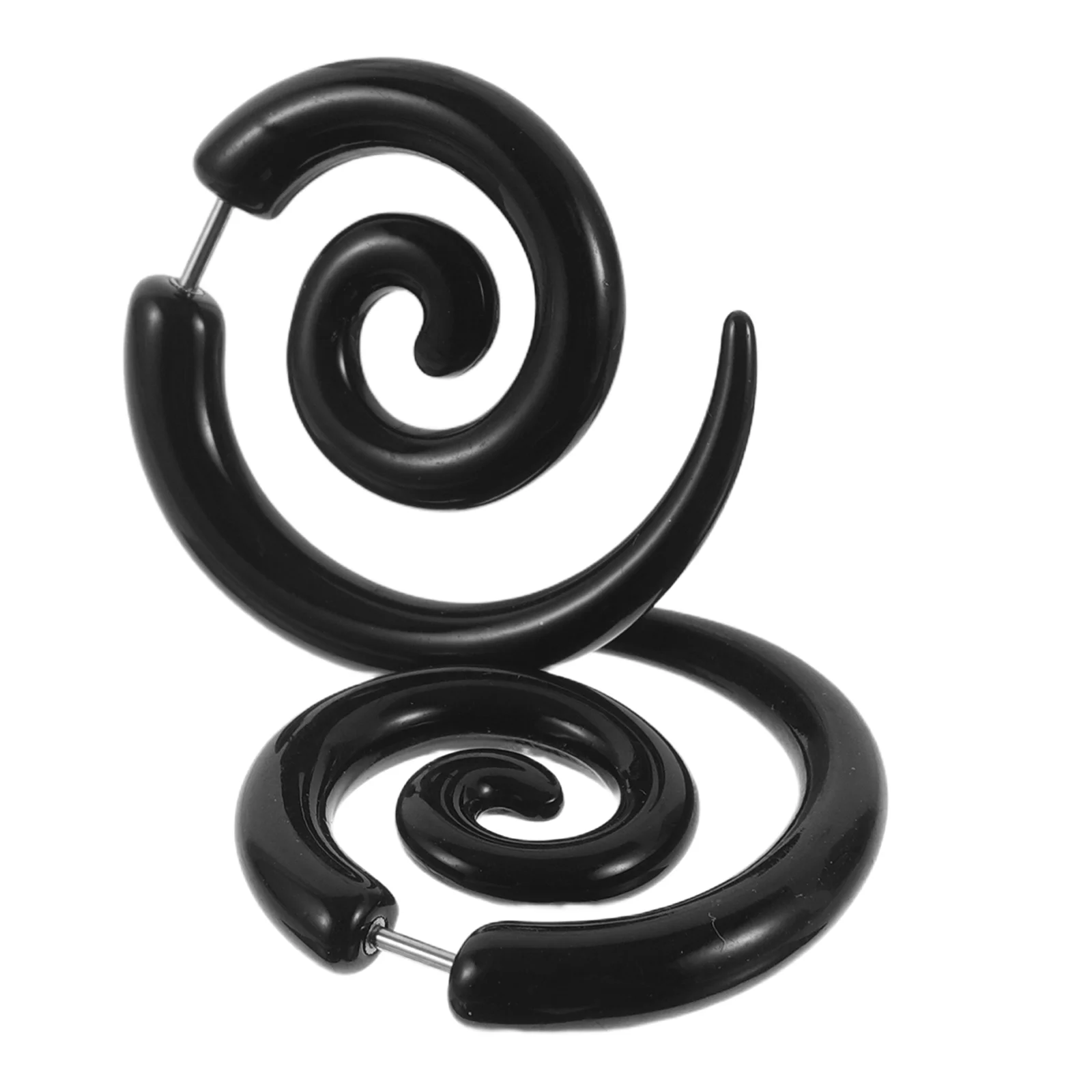 

Tunnels Expander Gauges Snail Spiral Earrings Hoop Men Punk for Women Body Piercing Tapers