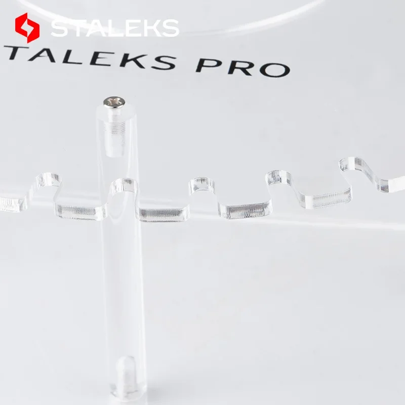 STALEKS PRO 20 Slots Tweezers Storage Display Stand Acrylic Double layers Showing Shelf