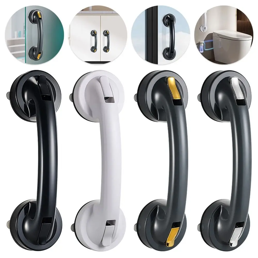 Новая ручка на присоске без сверления, многоразовая противоскользящая стеклянная дверная ручка, прочные дверные ручки на присоске, мебельная фурнитура