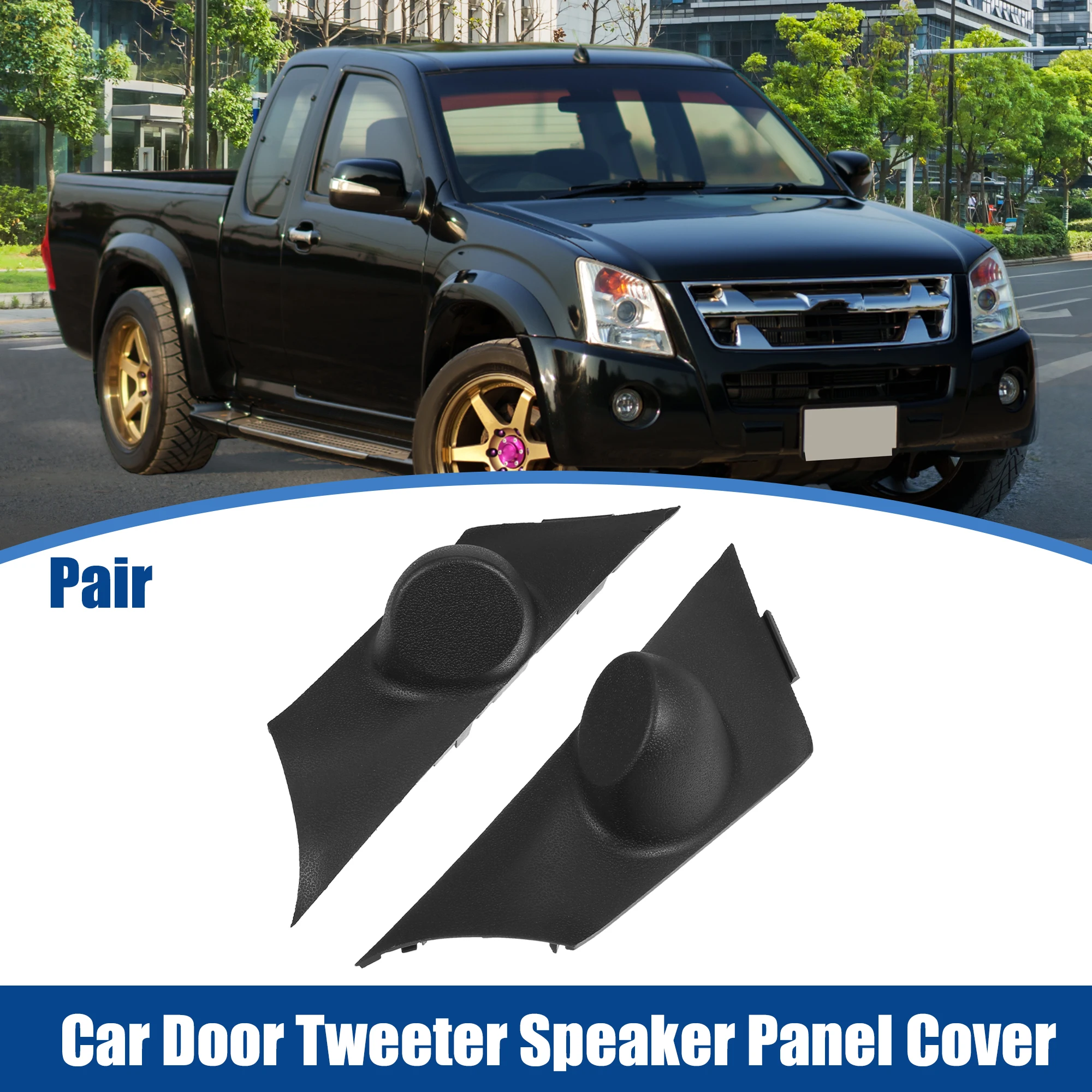 

UXCELL 1 пара автомобильных дверных твитеров, накладка на панель динамика для Honda Civic 2006-2013 гг.