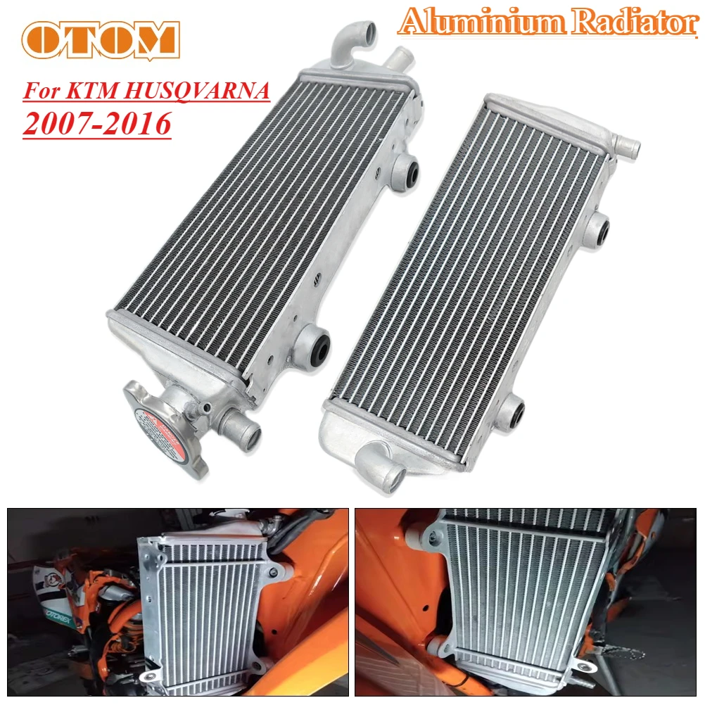 

Алюминиевый радиатор охлаждения и бачок для охлаждающей жидкости для мотоциклов KTM SX XC EXC HUSQVARNA TC TE 125 150 250 200 300 (2007-2016)