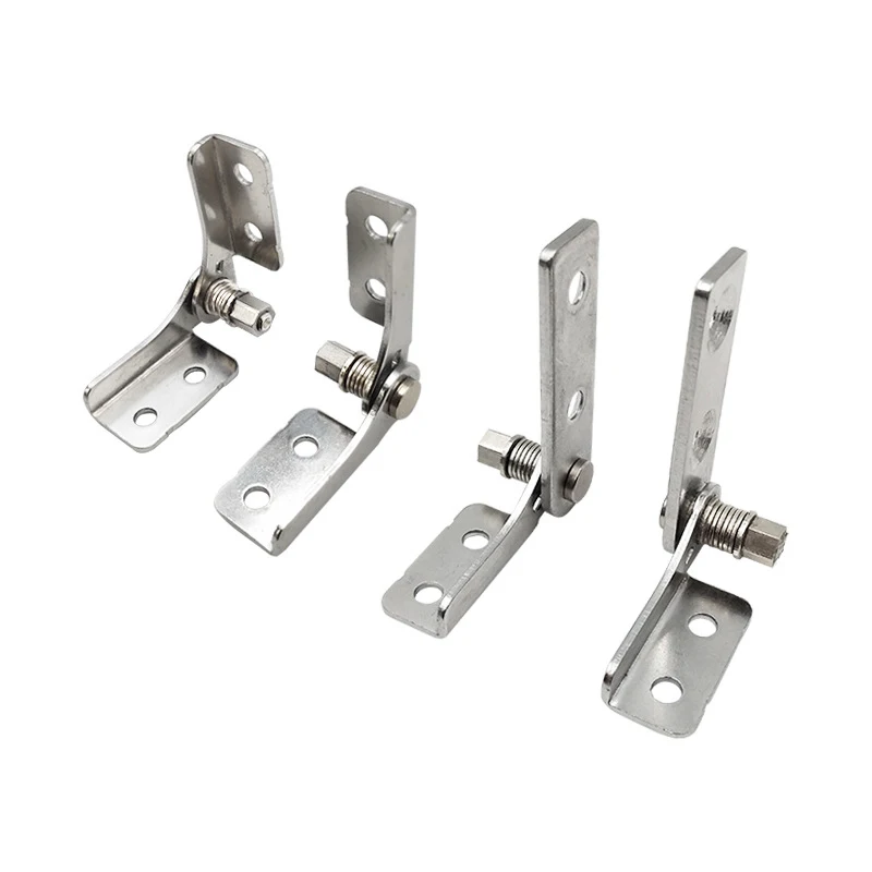 Adjustable Torque Hinge Stainless Steel Constant Position Stop Damping Hinge for Medical Equipment Cabinet Lid