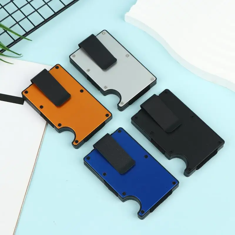 1pcs Scrape Resistant Credit Card Holder Money Clip Minimalist Wallet For Men And Women Ultra Thin RFID Wallet