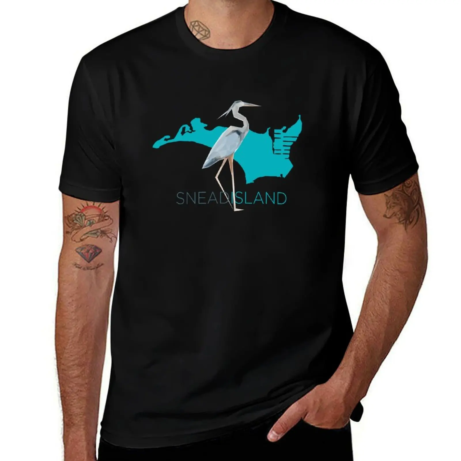 

Snead Island Heron T-Shirt t shirt man designer t shirts for man cotton funny t shirts man T-Shirt