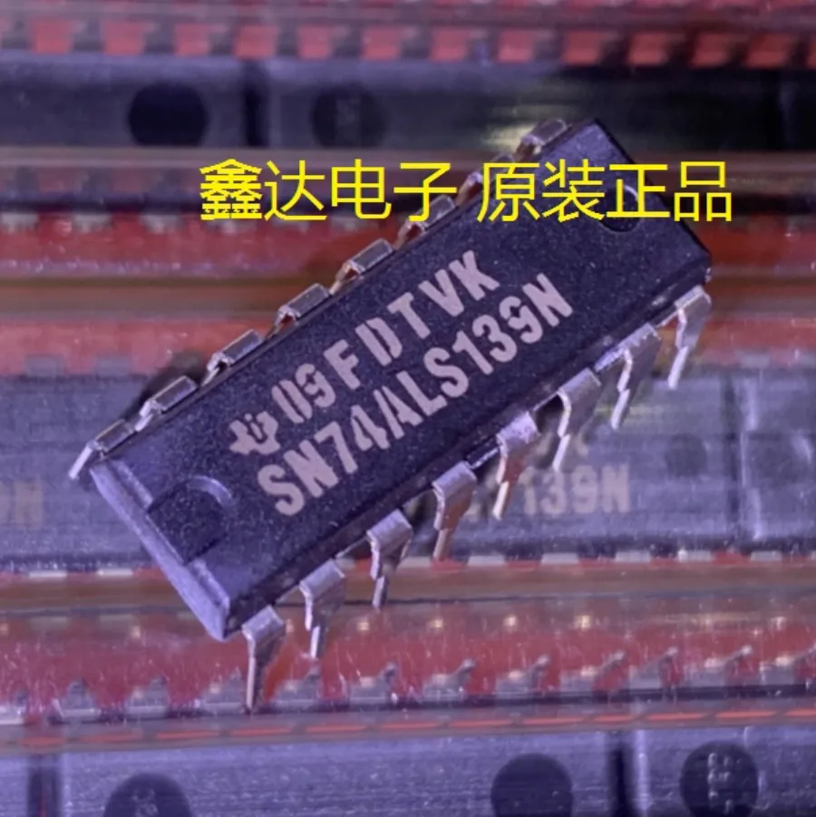 20 adet/SN74ALS139N orijinal marka yeni ithal elektronik bileşenler IC çip çift sıralı entegre devre DIP-16