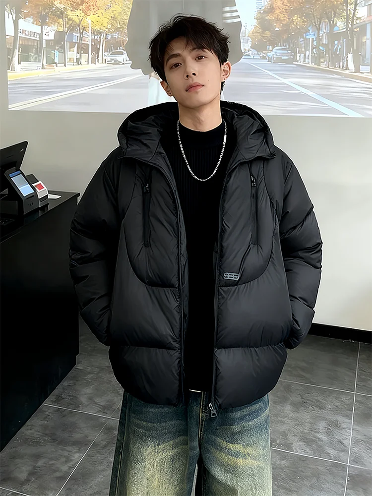 

Мужское зимнее хлопковое джетовое пальто Ultra Plu Bla с капюшоном, высококачественная крутая хлопковая верхняя одежда из хлопка