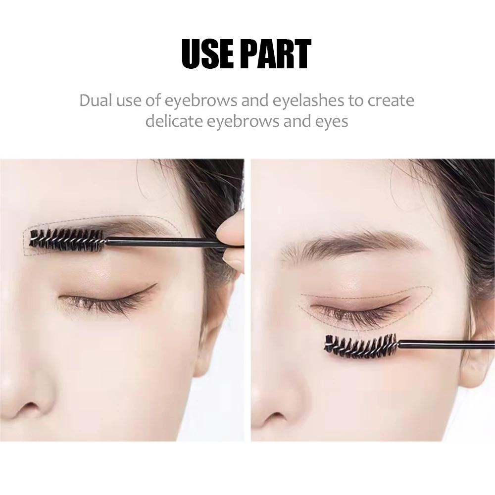 MASSCAKU Eyelash Brush Comfortable Make ups Eyelashes Type Cosmetic Tools Eyelashes Supplies Several Colors Neat Aided